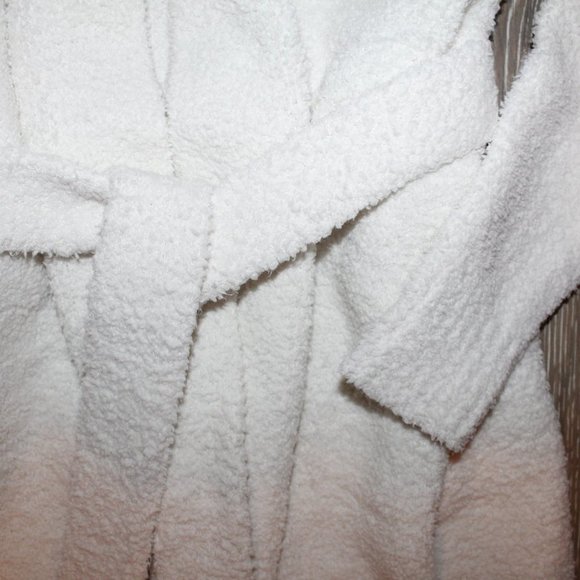 NWT UGG WOMEN'S LENNY LONG SWEATER PLUSH BATH ROBE CREAM - Picture 3 of 8